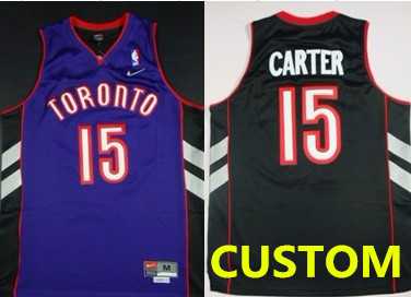 Men & Youth Customized Toronto Raptors Hardwood Classic Black With Purple Swingman Jersey